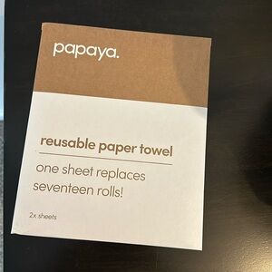 Papaya reusable paper towel